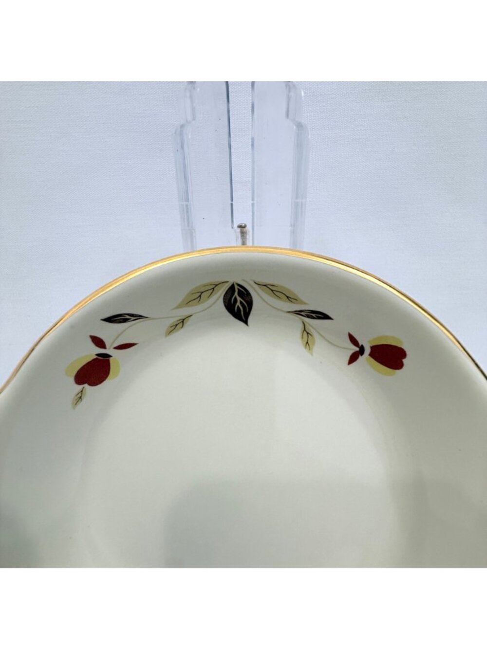 Hall NALCC Autumn Leaf 1997 Double egg cups & 2015 Shirred egg plate appears unu - Picture 8 of 16